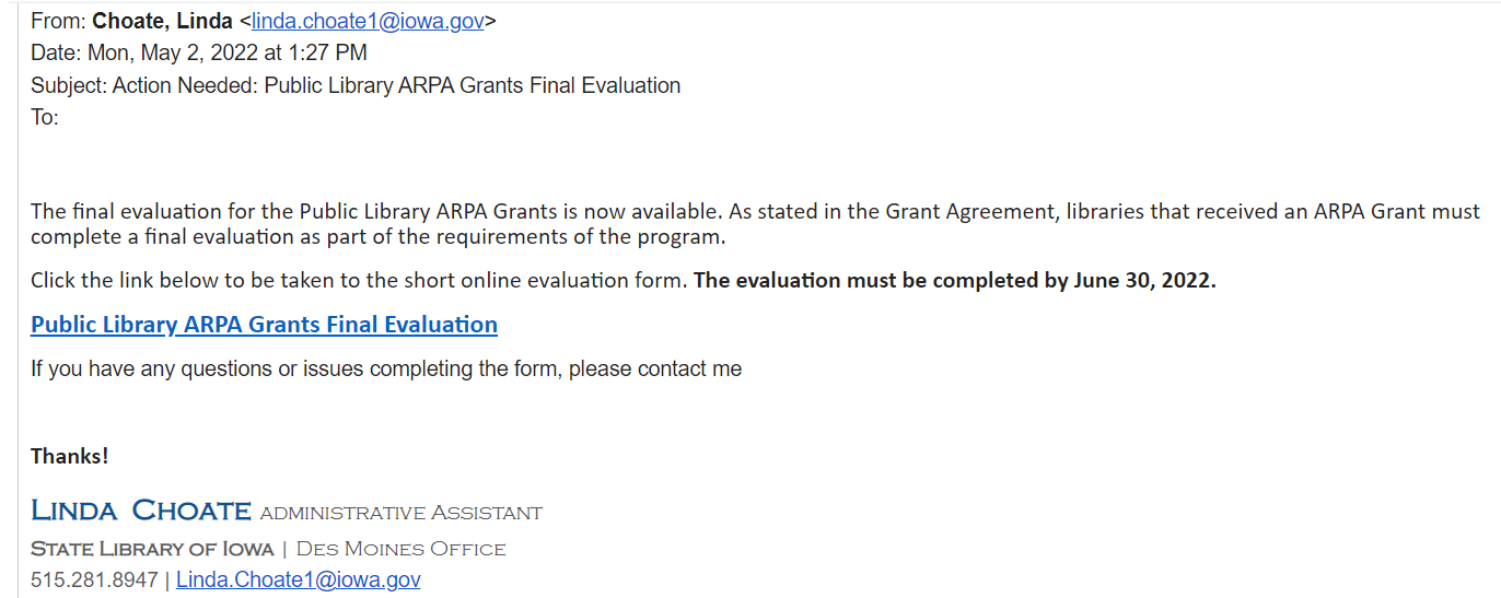 ARPA Grant Final Eval Email.png